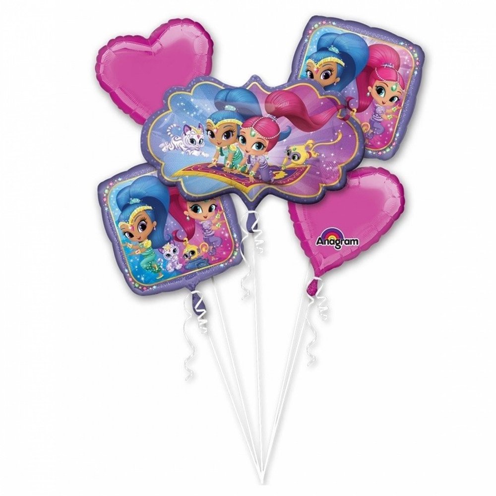 Feuille Ballon Bouquet Shimmer & Shine Feuille Ballon Bouquet Shimmer & Shine