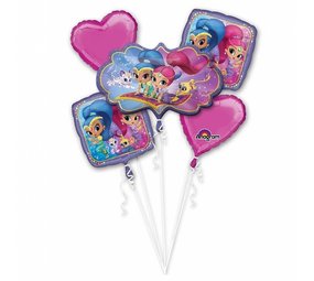 Folie ballon Boeket  Shimmer & Shine