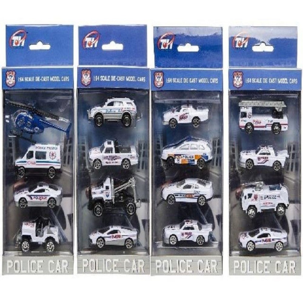 Police vehicles 4 pieces