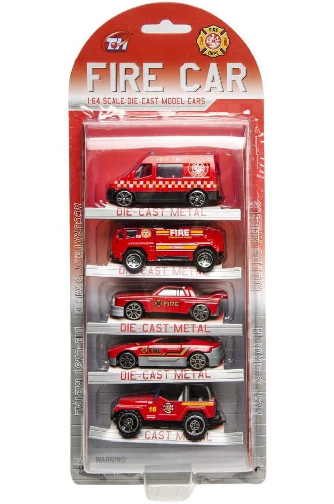 Feuerwehrfahrzeuge 5 Stücke