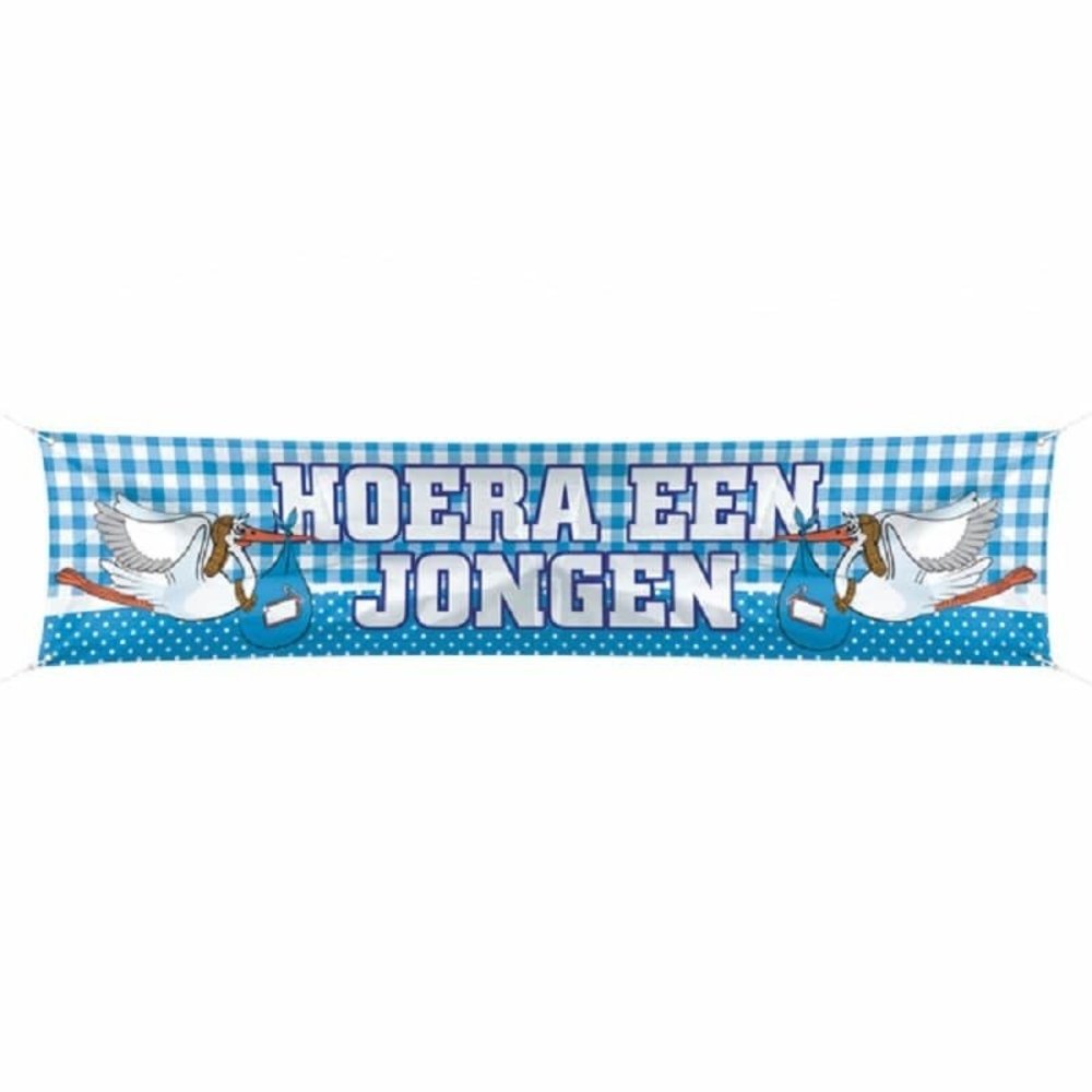 Spandoek Hoera een jongen