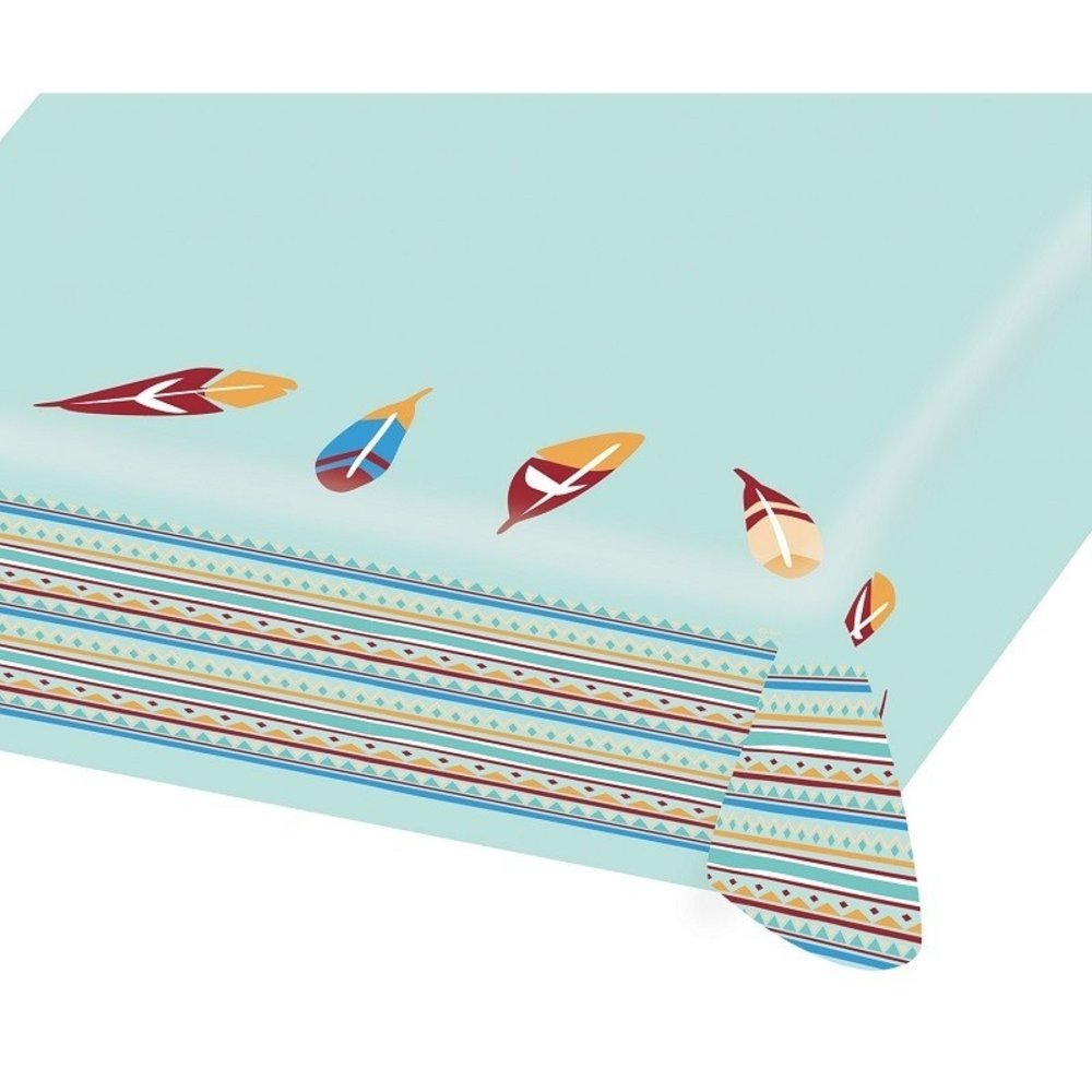 Tablecloth Indians Tepee & Tomahawk