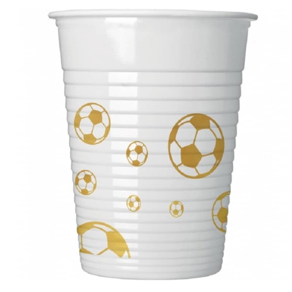 Cup football gold 200ml | 8 pieces