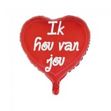 Folie ballon Hart Ik hou van jou Folie ballon Hart Ik hou van jou