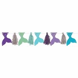 Amscan Mermaid Wishes Mermaid Tail Tassel Garland 304cm | per piece