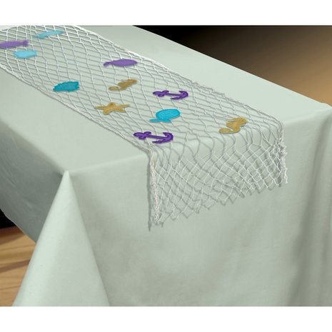 Mermaid Wishes Tischdekoration Netz 96x192cm | pro Stück Mermaid Wishes Tischdekoration Netz 96x192cm | pro Stück