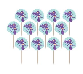 Meerjungfrau - Meerjungfrau Piker | 24 Stücke