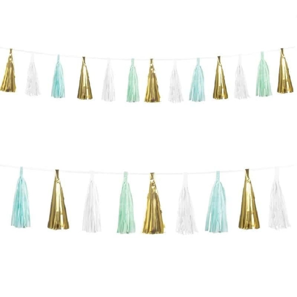 Boland Zeemeermin Glitter Tassel Slinger  3mtr | per stuk Boland Zeemeermin Glitter Tassel Slinger  3mtr | per stuk