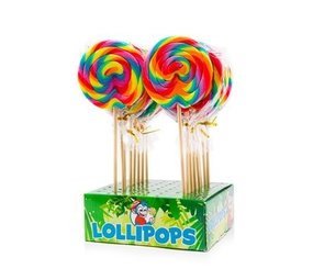 Felko Rainbow Spiral Lollipop 50 grams 7cm | per Unit