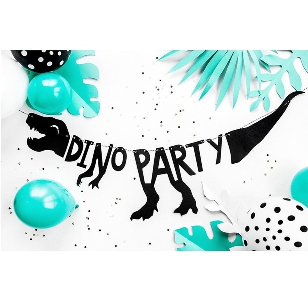 Partydeco Dinosaurus Tekst Slinger Dino Party | 20x90 cm