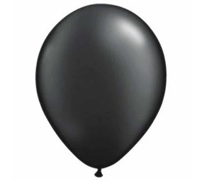Zwarte ballonnen metallic 30cm | 50 stuks Zwarte ballonnen metallic 30cm | 50 stuks