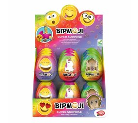 Surprise egg emoji with candy