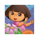 Napkin Dora Flower Adventure 25x25cm Napkin Dora Flower Adventure 25x25cm