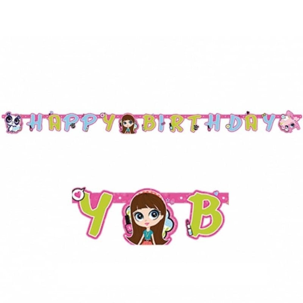 Letterlinger Littlest Pet Shop Girls 180 cm Letterlinger Littlest Pet Shop Girls 180 cm