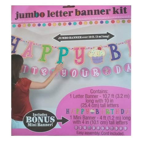 Amscan Jumbo Letterlinger Cupcake + Bonus Slinger Amscan Jumbo Letterlinger Cupcake + Bonus Slinger