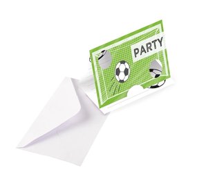 Amscan Football Invitations Kicker Party | 8 pieces