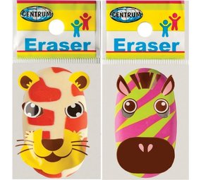 Effacer avec impression d'animaux par pièce