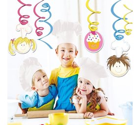 Amscan Hang decoration Little Cooks 6 pieces Amscan Hang decoration Little Cooks 6 pieces