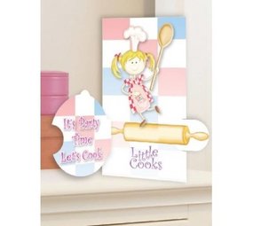 Uitnodiging Little Cooks 8 stuks Uitnodiging Little Cooks 8 stuks