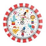 Circus Carnaval 23cm | 8 pieces Circus Carnaval 23cm | 8 pieces
