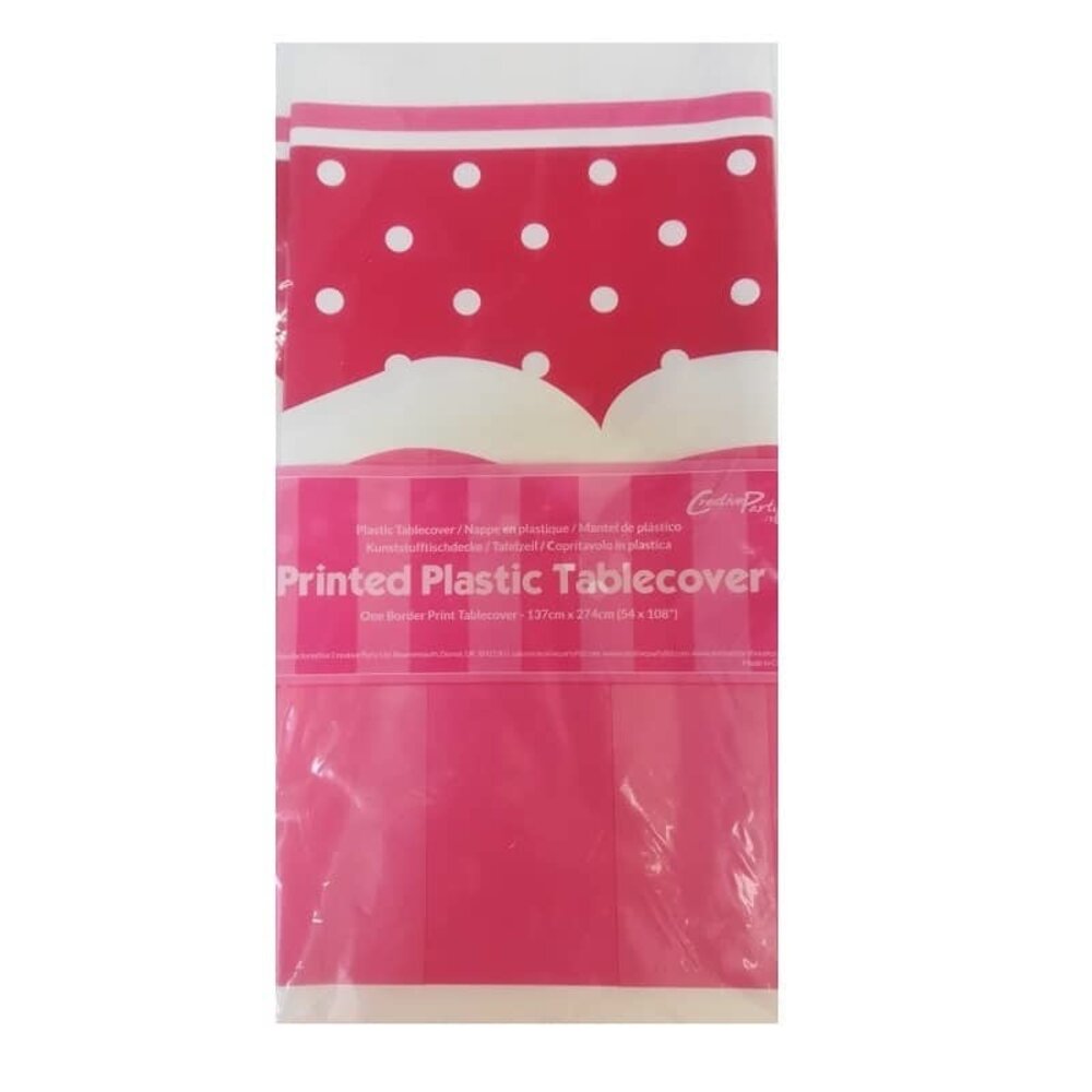 Tablecloth Happy Birthday Pink