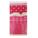 Tafelkleed Happy Birthday pink