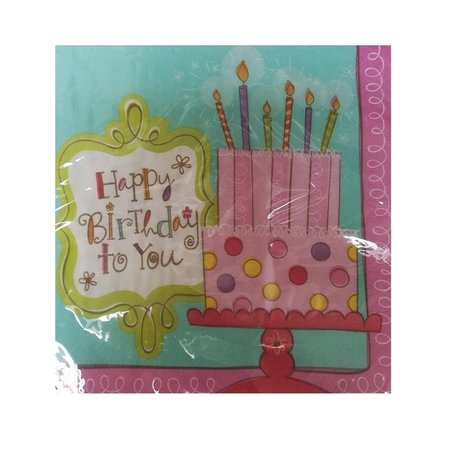Napkin Sweet Stuff Birthday 33x33cm | 16 pieces