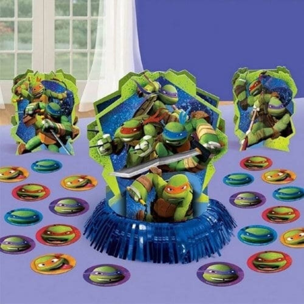 Table decoration set ninja turtles with confetti Table decoration set ninja turtles with confetti