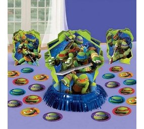 Tischdekoration Set Ninja Turtles mit Konfetti Tischdekoration Set Ninja Turtles mit Konfetti