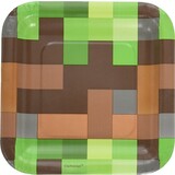 Amscan Borden TNT Minecraft Party 18cm | 8 stuks Amscan Borden TNT Minecraft Party 18cm | 8 stuks