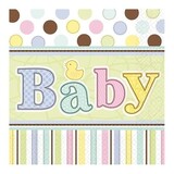 NAPKIN BABYSHOWER 36 PIÈCES