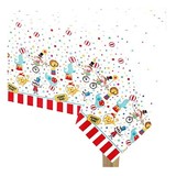 Tablecloth circus carnival 137x213cm Tablecloth circus carnival 137x213cm
