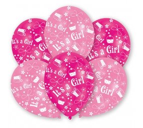 Amscan Ballonnen It's a Girl | 6 stuks