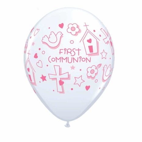Balloon communion pink 25 pieces Balloon communion pink 25 pieces