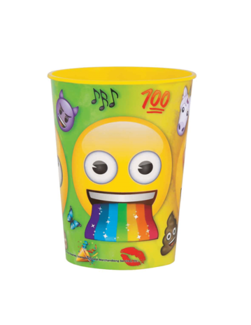 Behandlungsbecher Regenbogen Emoji | pro Einheit