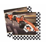 Race Car Napkins 33 x 33cm | 20 pieces Race Car Napkins 33 x 33cm | 20 pieces