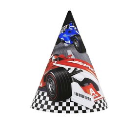 Race Car Party Hat | 6 pieces