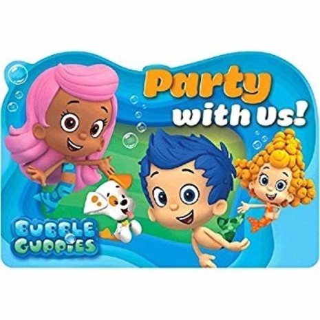 Einladungsblase Guppies 8 Stücke