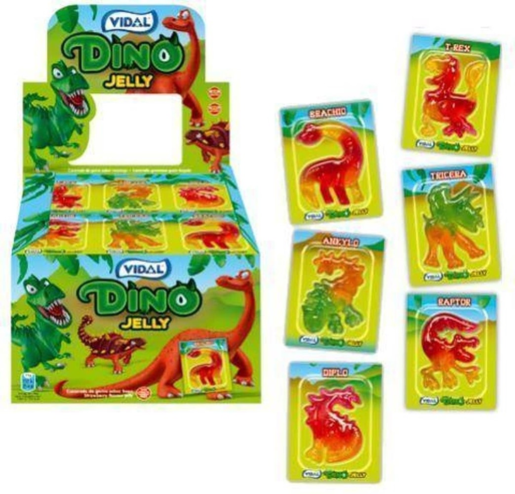 Vidal Dino Jelly Snoep Blister | per Unit Vidal Dino Jelly Snoep Blister | per Unit