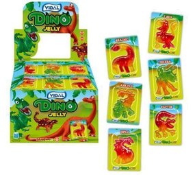 Vidal Dino Jelly snoep blister | per stuk Vidal Dino Jelly snoep blister | per stuk