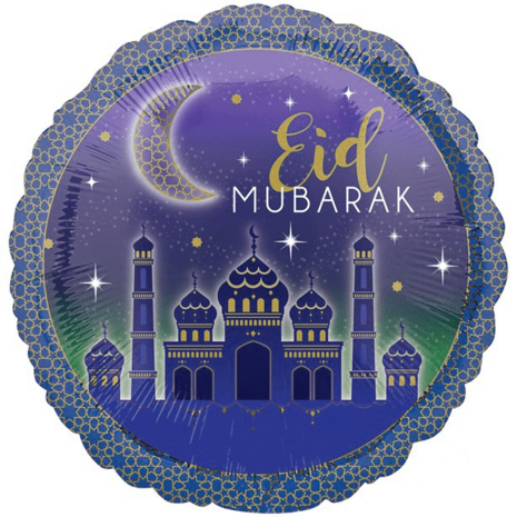Amscan Foil Balloon eid Mubarak 43 cm Amscan Foil Balloon eid Mubarak 43 cm