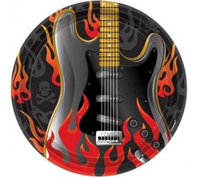 Bord Rock 'n Roll 26cm | 8 stuks Bord Rock 'n Roll 26cm | 8 stuks