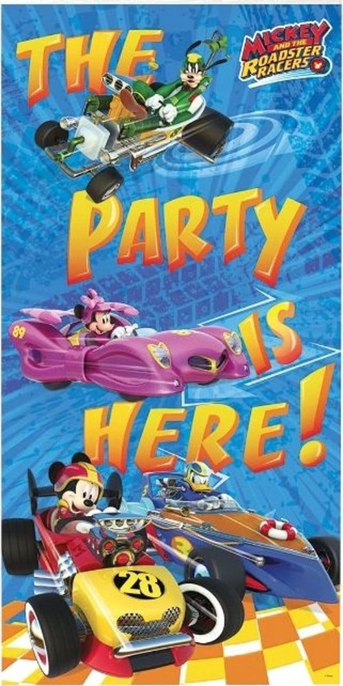 Affiche de porte Mickey Mouse Roadster Roadster Racers Affiche de porte Mickey Mouse Roadster Roadster Racers