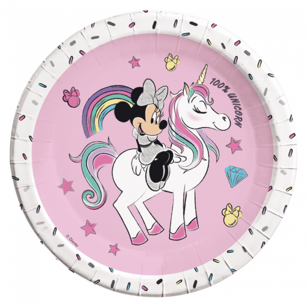 Minnie unicorn board 23cm | 8 pieces