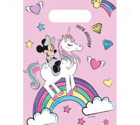 Sacs de distribution Minnie Unicorn 23x16cm | 6 morceaux Sacs de distribution Minnie Unicorn 23x16cm | 6 morceaux