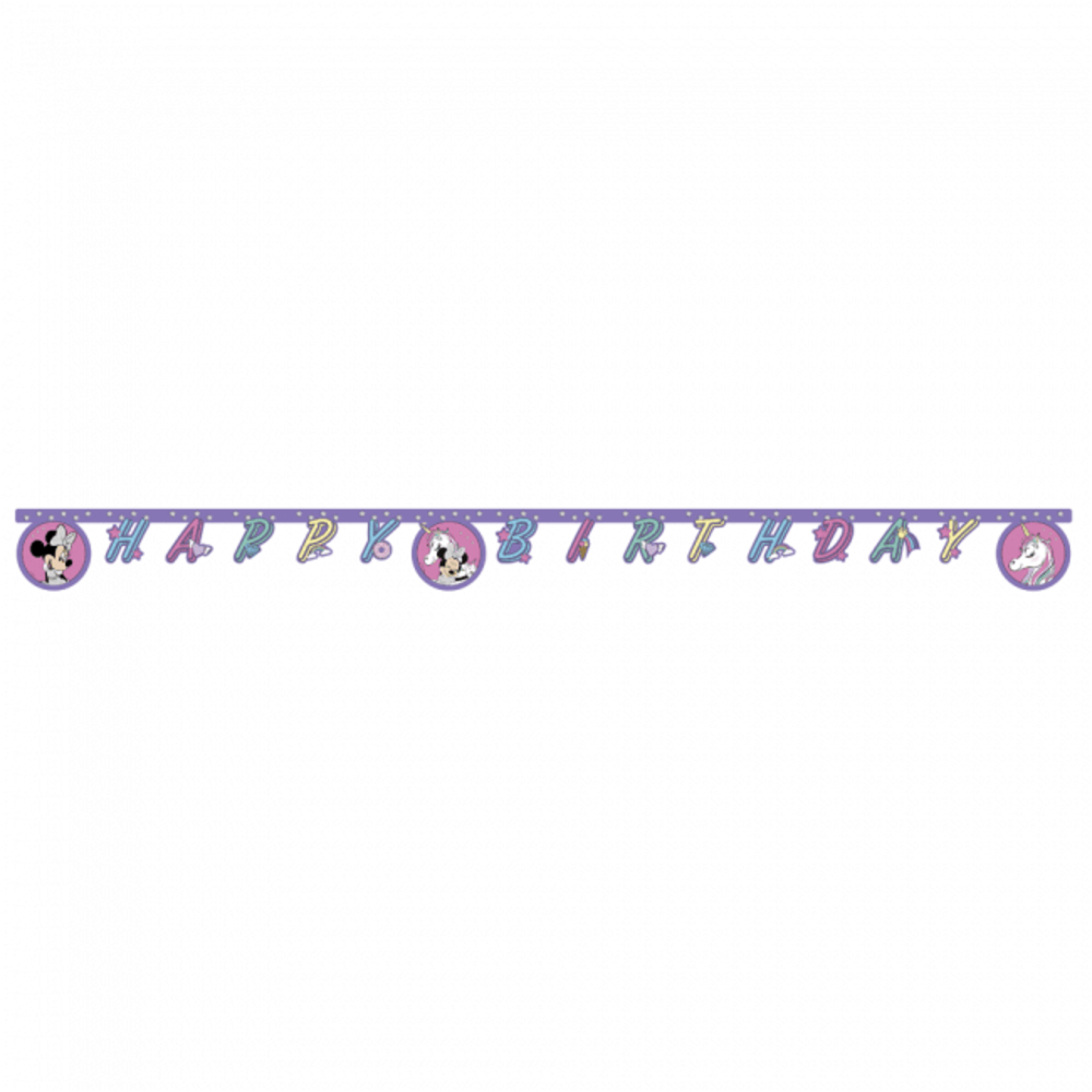 Letter garland Minnie unicorn