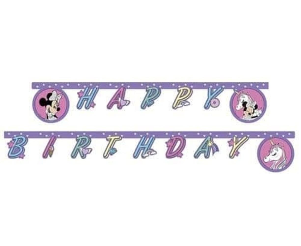 Letter garland Minnie unicorn