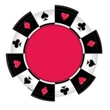 Bord Casino 26cm | 8 stuks