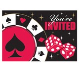 Invitation de casino | 8 pièces