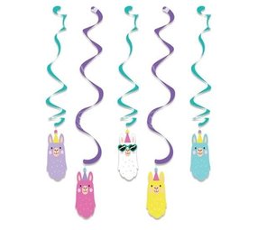 Hang decoration Llama Party | 5 pieces Hang decoration Llama Party | 5 pieces